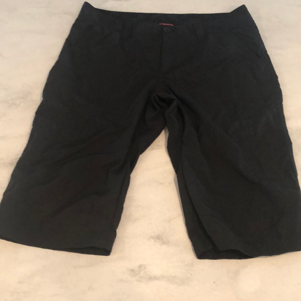 North face shorts long black